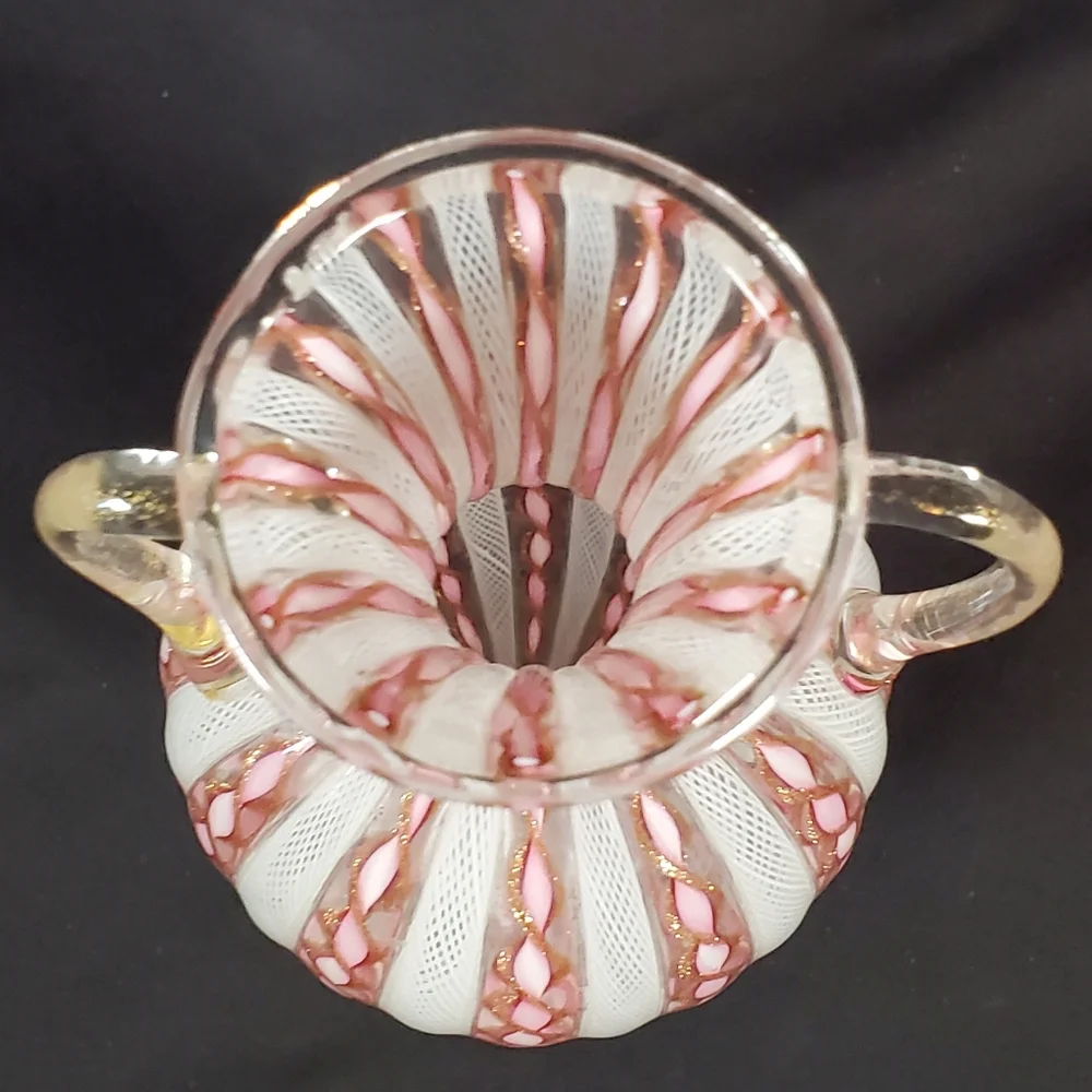 Murano Latticino Vase - Picture 3 of 6